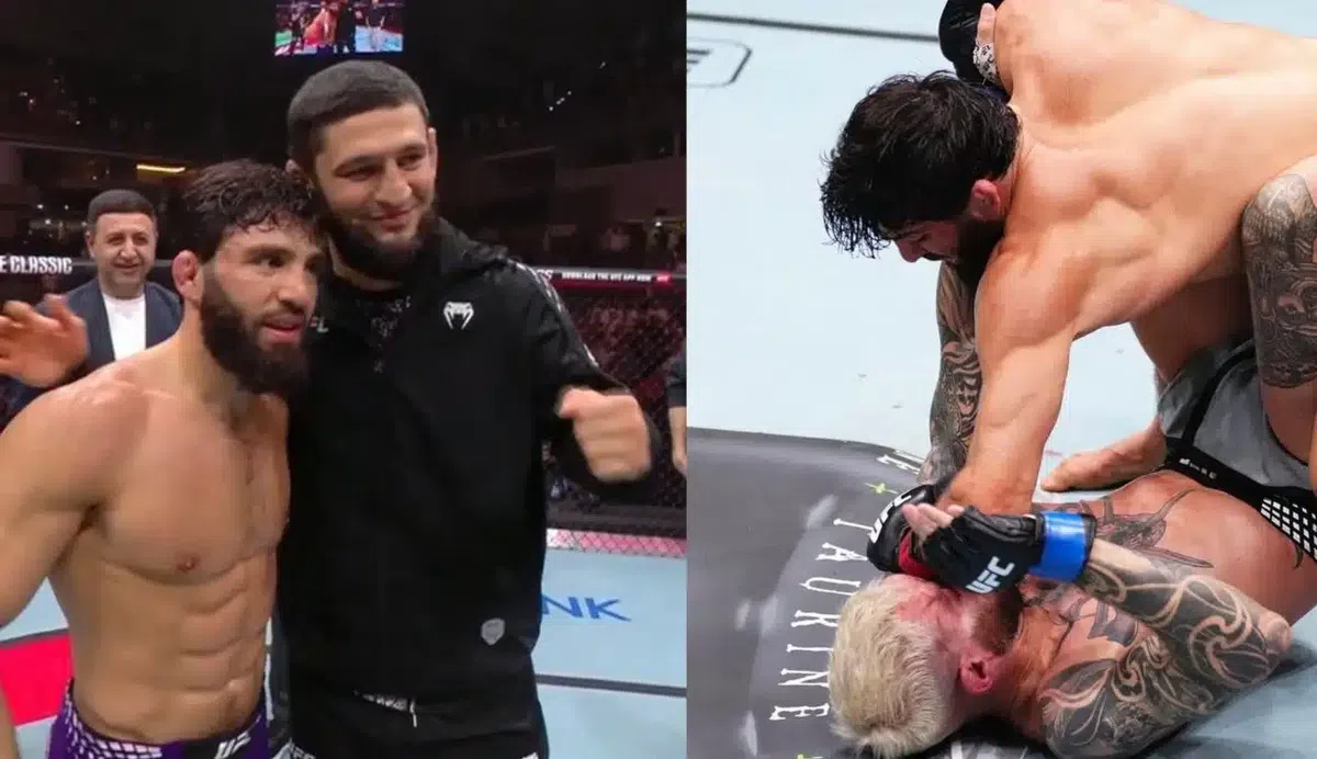 VIDEO Fajnšmeker Arman Tsarukyan? Najskôr ťava a potom táto hostina v súkromnom triškáči Arman