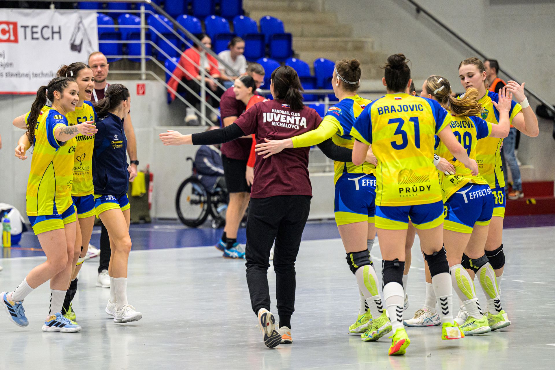 ŽRK Split - MŠK Iuventa Michalovce. Zdroj: TASR