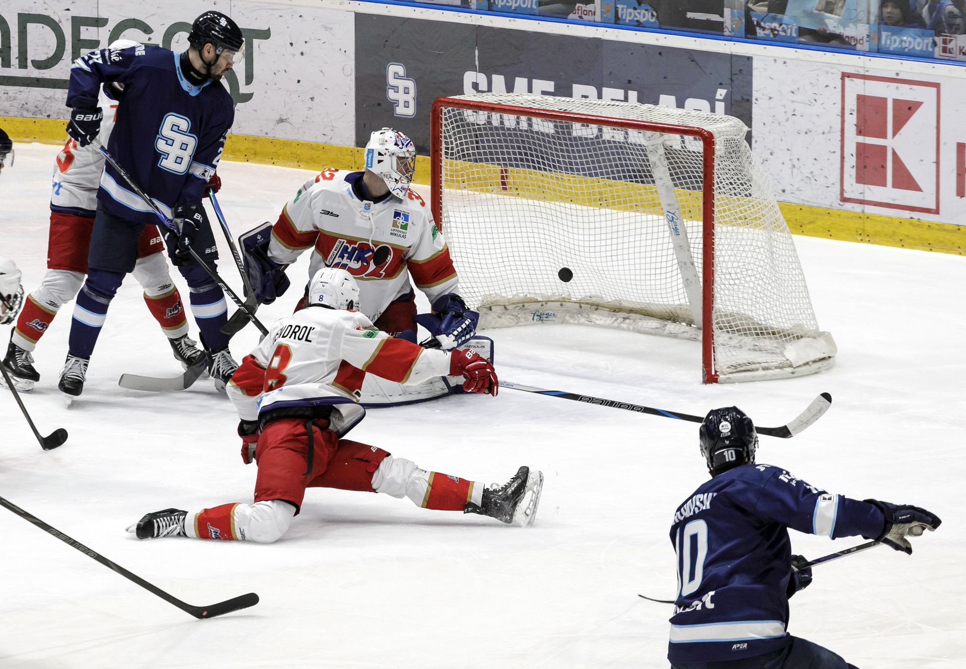 HC Slovan Bratislava - HK 32 Liptovský Mikuláš. Zdroj: TASR