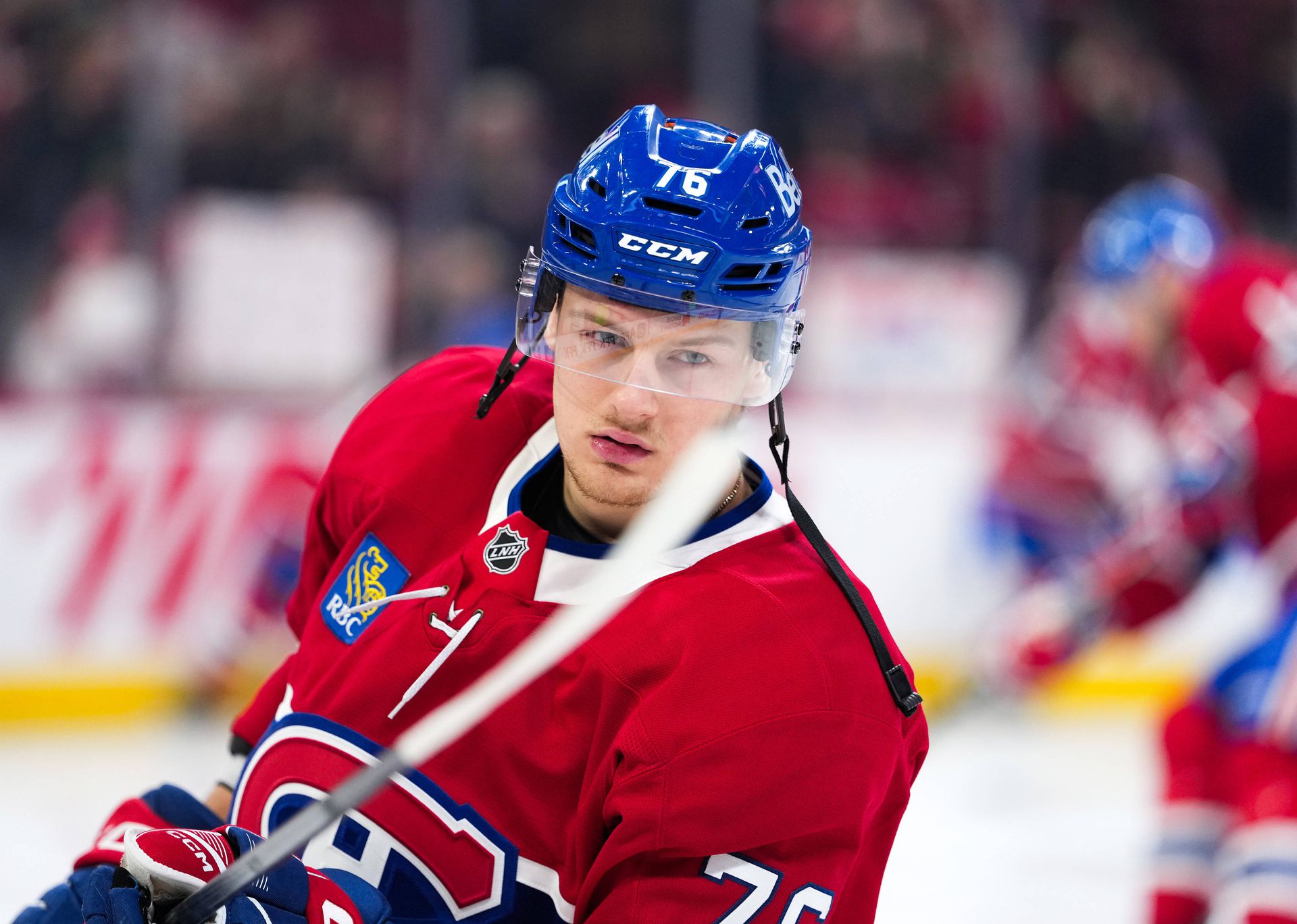 Útočník Montrealu Canadiens Zachary Bolduc.