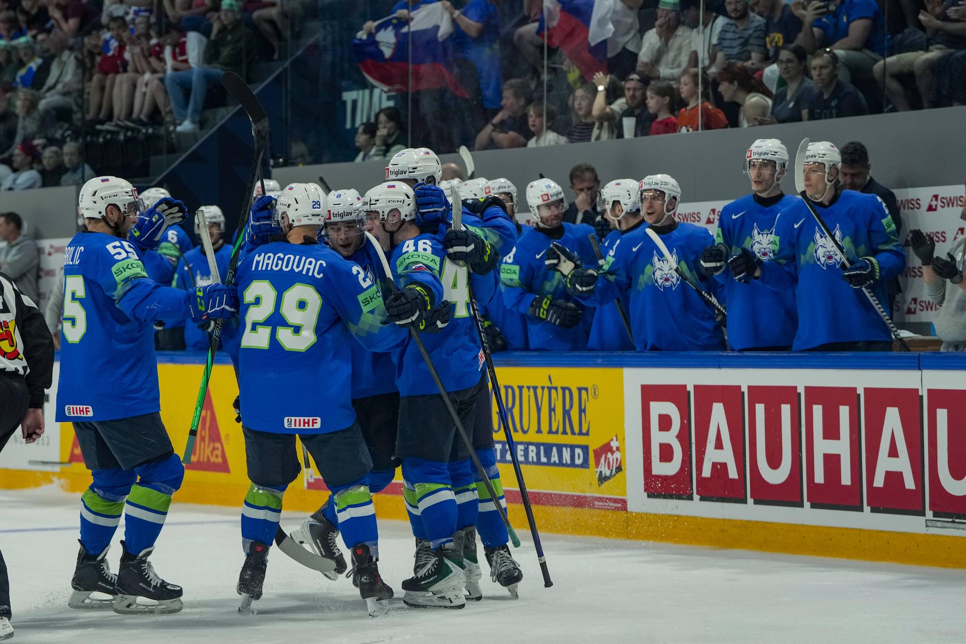 Slovinsko - Taliansko. MS v hokeji 2026.
Zdroj: IMAGO