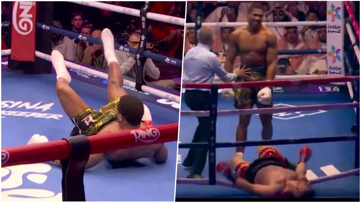 Box / Anthony Joshua vs Kristian Prenga. Zdroj: DAZN