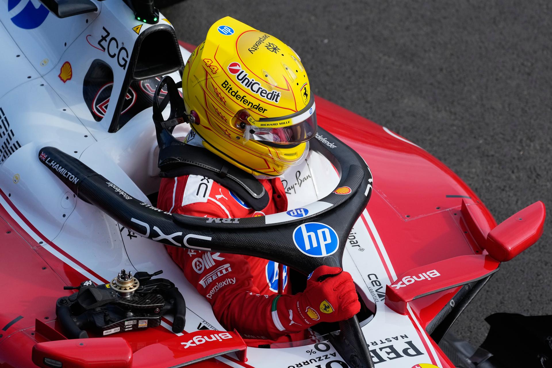 Lewis Hamilton.
Zdroj: SITA/AP