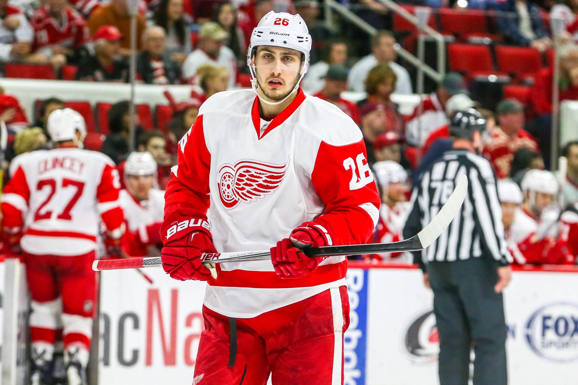 Tomáš Jurčo v drese Detroitu Red Wings