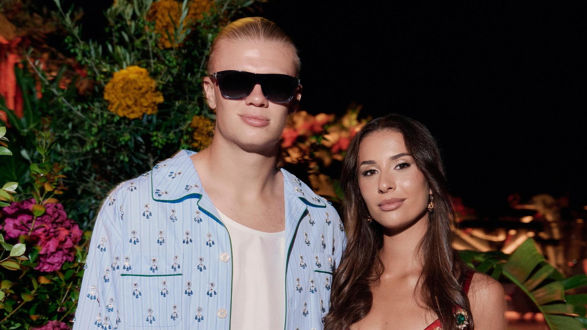 Erling Haaland a Isabel Haugseng Johansenová. Zdroj: Instagram / isabellaa