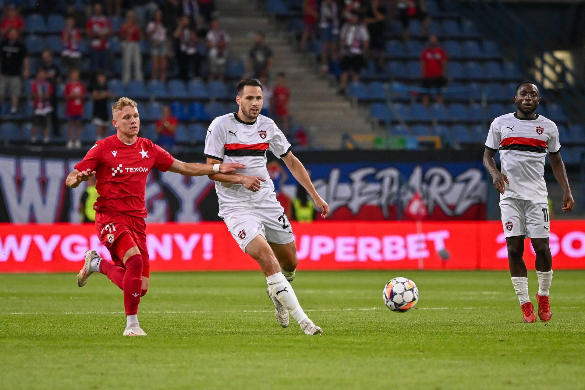 Vojtěch Kubista v zápase Wisla Krakov - FC Spartak Trnava. Zdroj: Imago