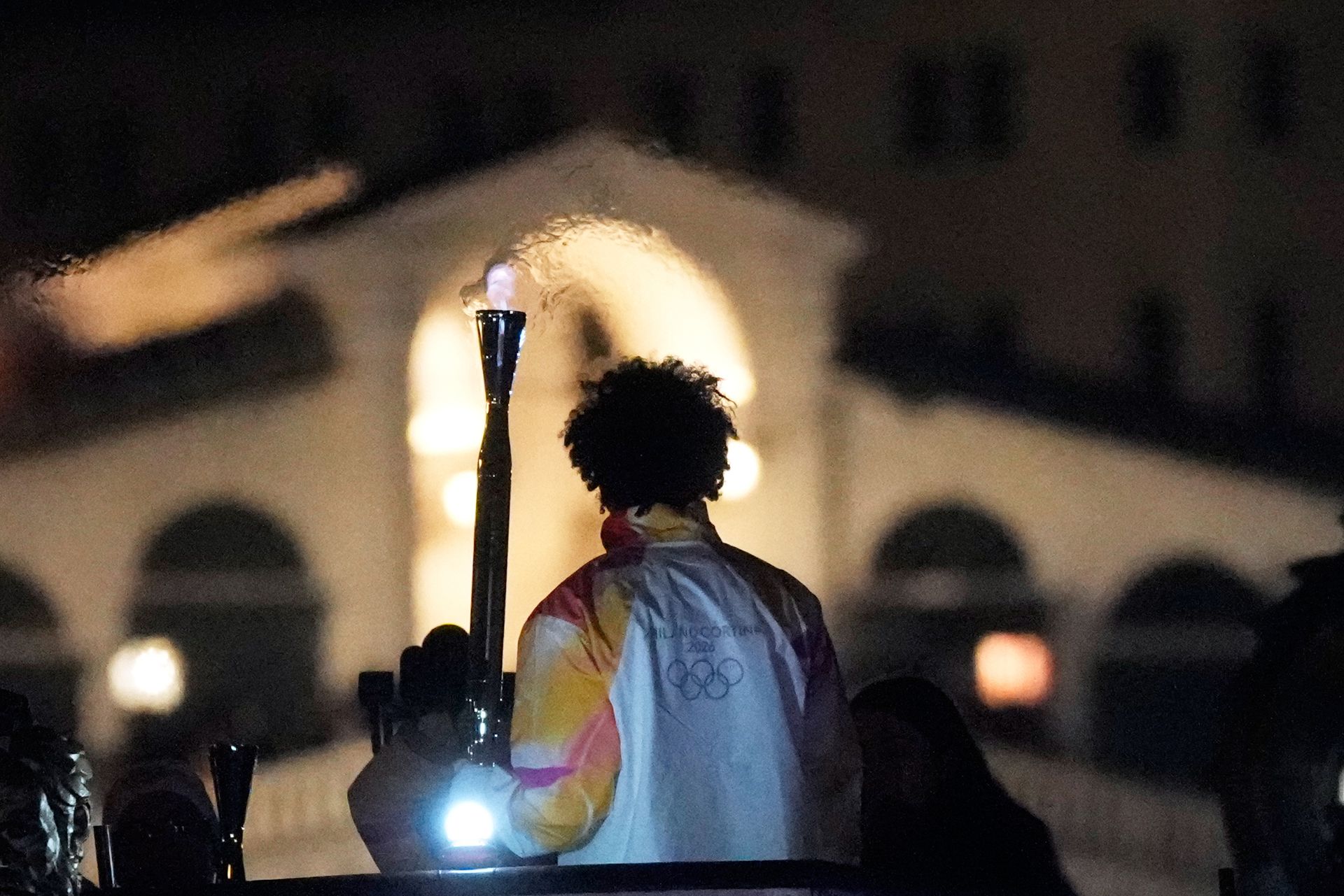 Olympijský oheň ZOH 2026. Zdroj: SITA/AP