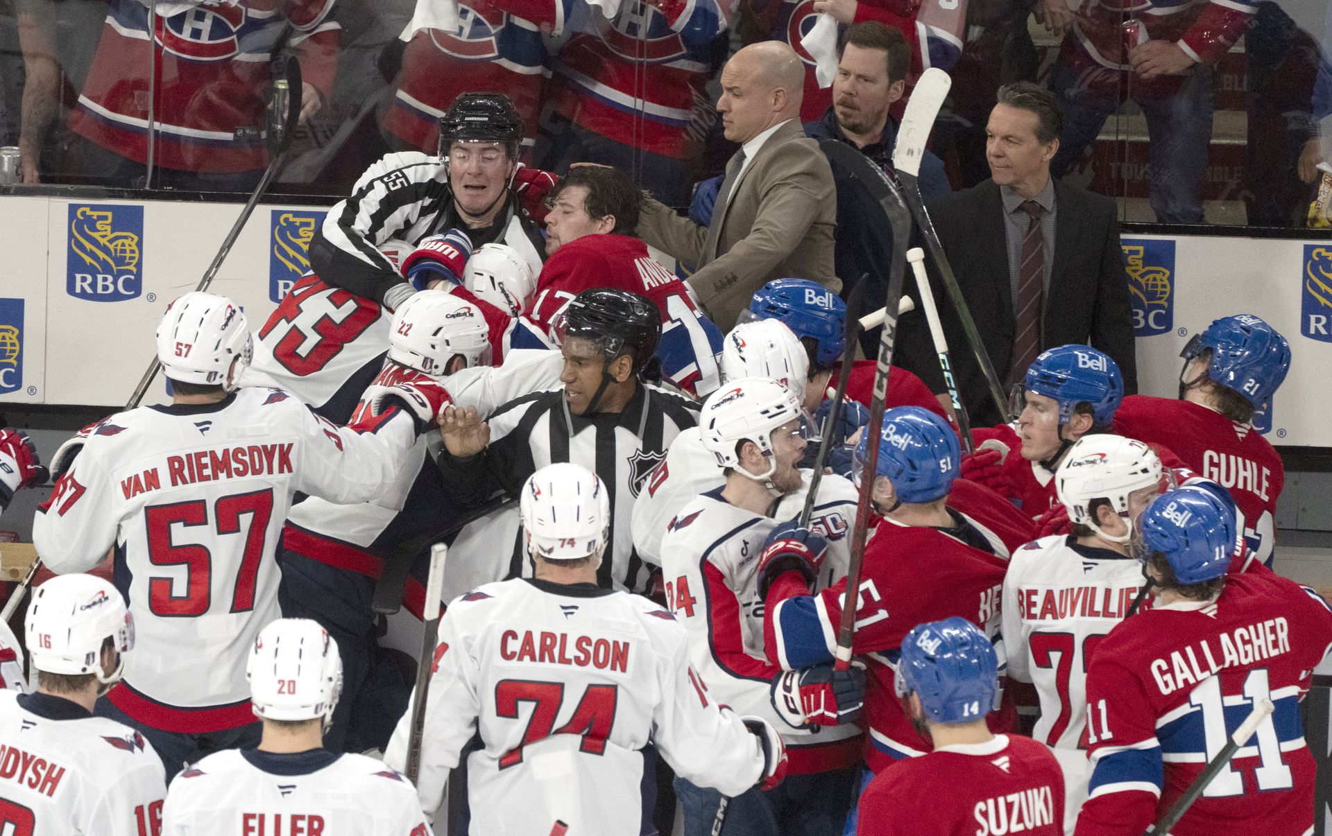Montreal Canadiens - Washington Capitals. Zdroj: SITA/AP