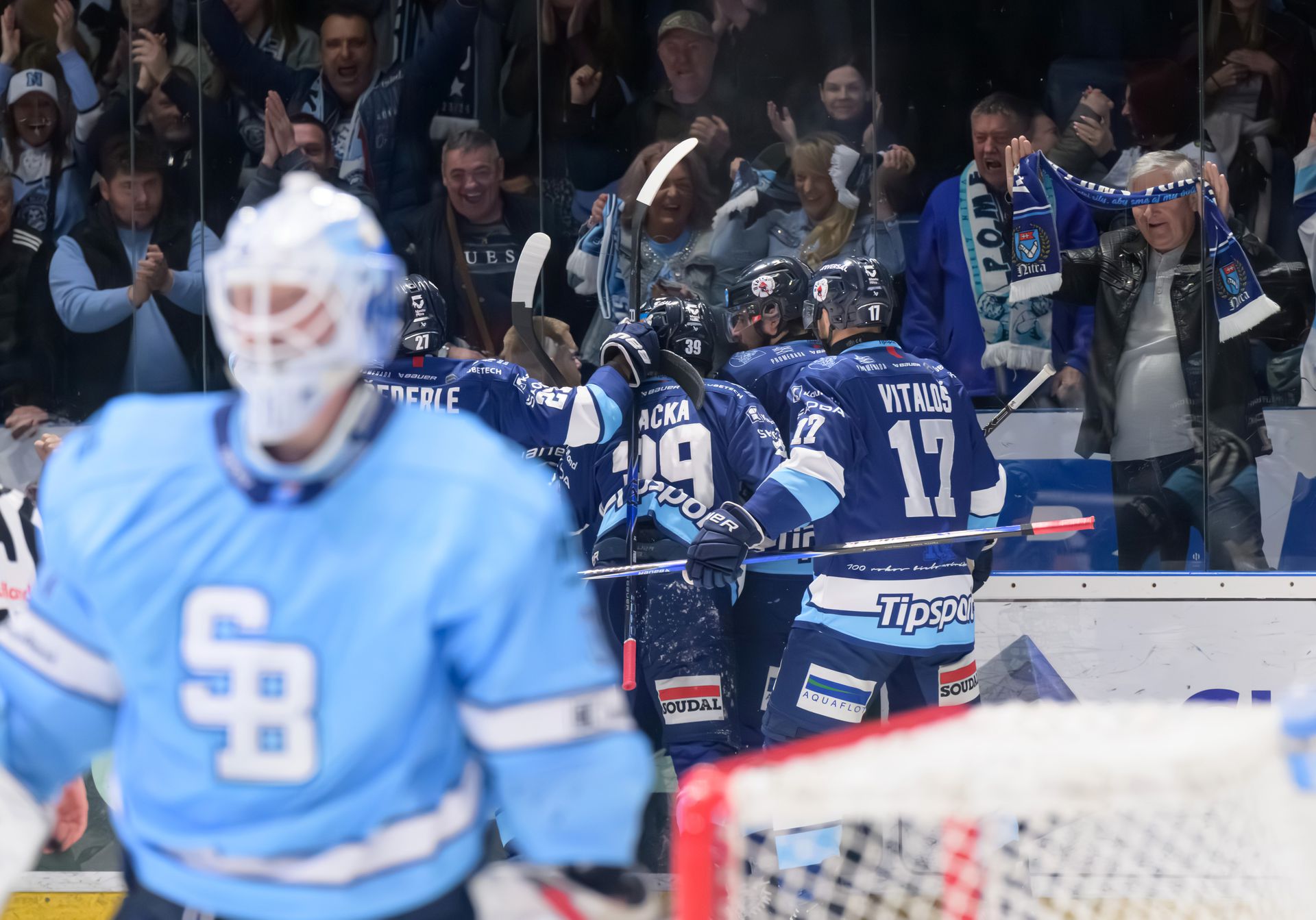 HK Nitra - HC Slovan Bratislava. FOTO TASR