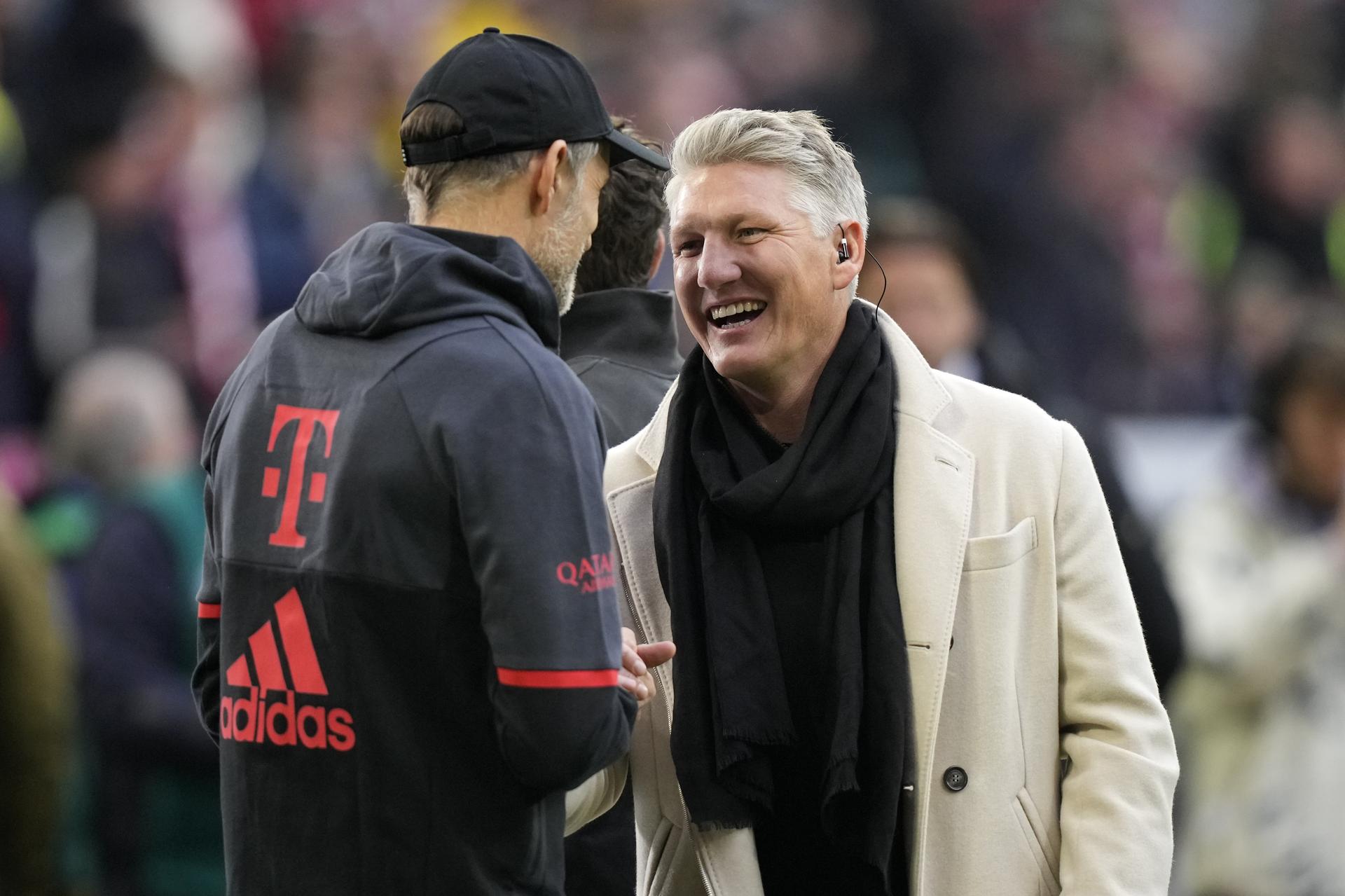 Jürgen Klopp a Bastian Schweinsteiger. Zdroj: SITA/AP