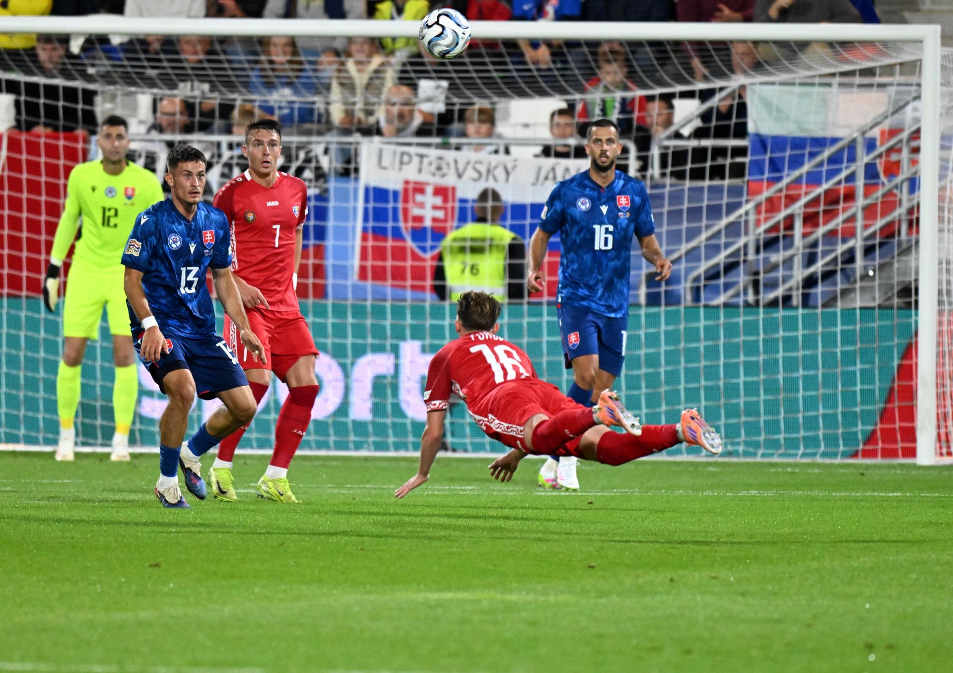 Slovensko - Moldavsko. Zdroj: TASR