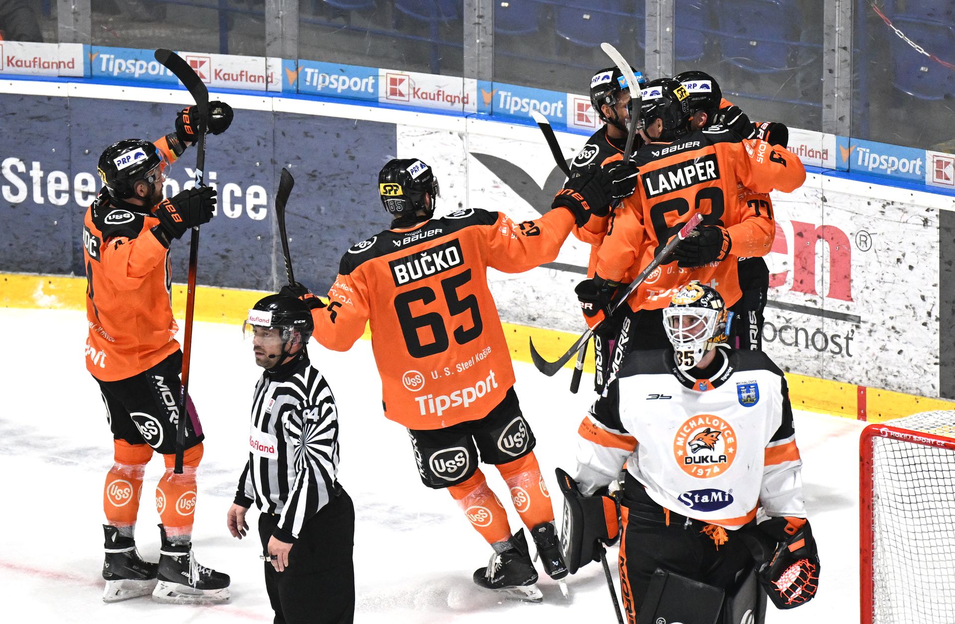 HC Košice - HK Dukla Michalovce. Zdroj: TASR