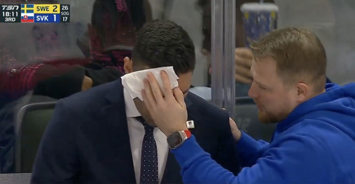 VIDEO Je to gladiátor! Peter Frühauf doslova krvácal za tím, bojoval ako hráči na ľade