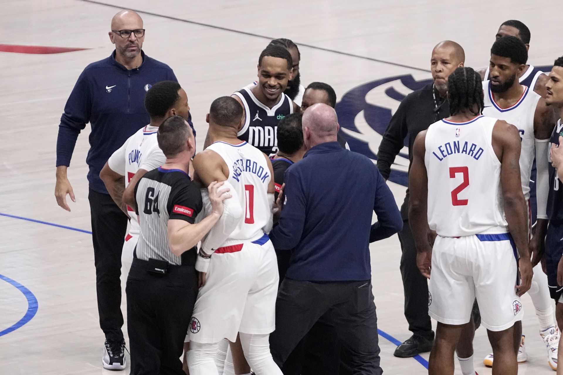 Dallas Mavericks - Los Angeles Clippers.
Zdroj: SITA/AP