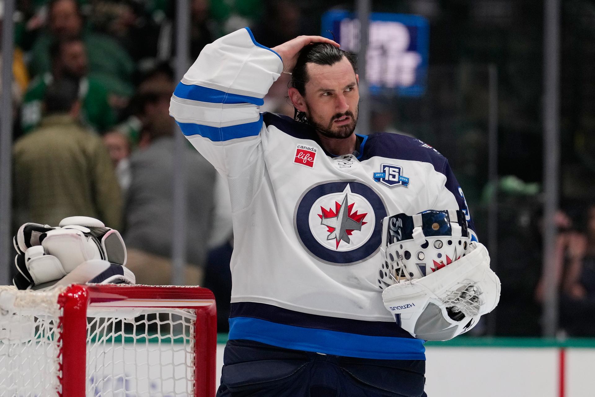 Connor Hellebuyck, zdroj: SITA/AP
