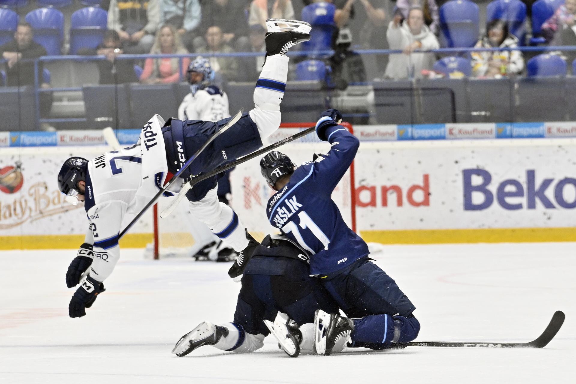 HK Poprad - HC Slovan Bratislava. Zdroj: TASR