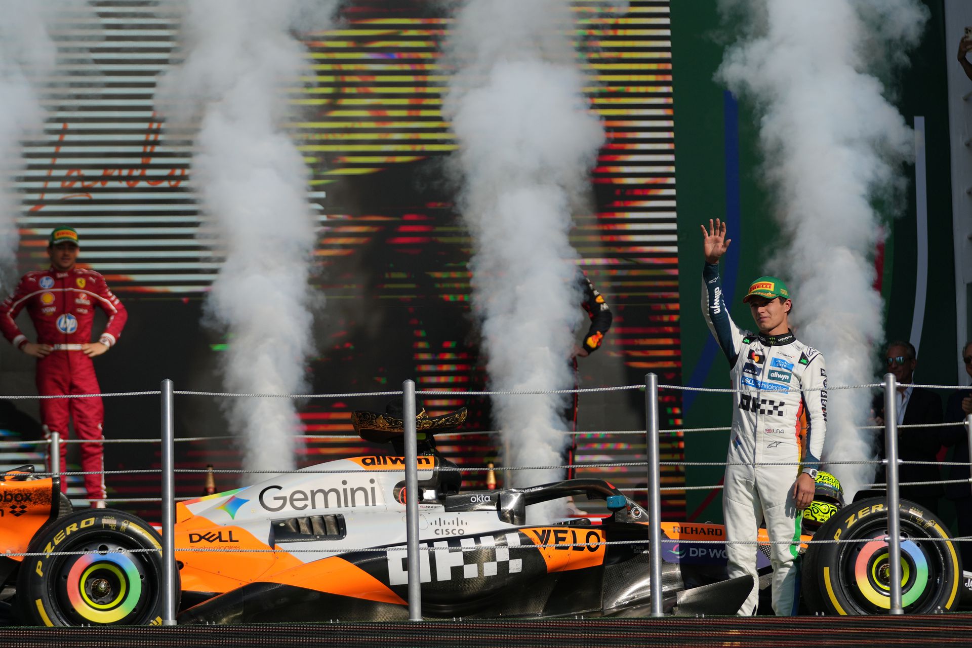 Víťaz Veľkej ceny Mexika Lando Norris. Zdroj: SITA/AP