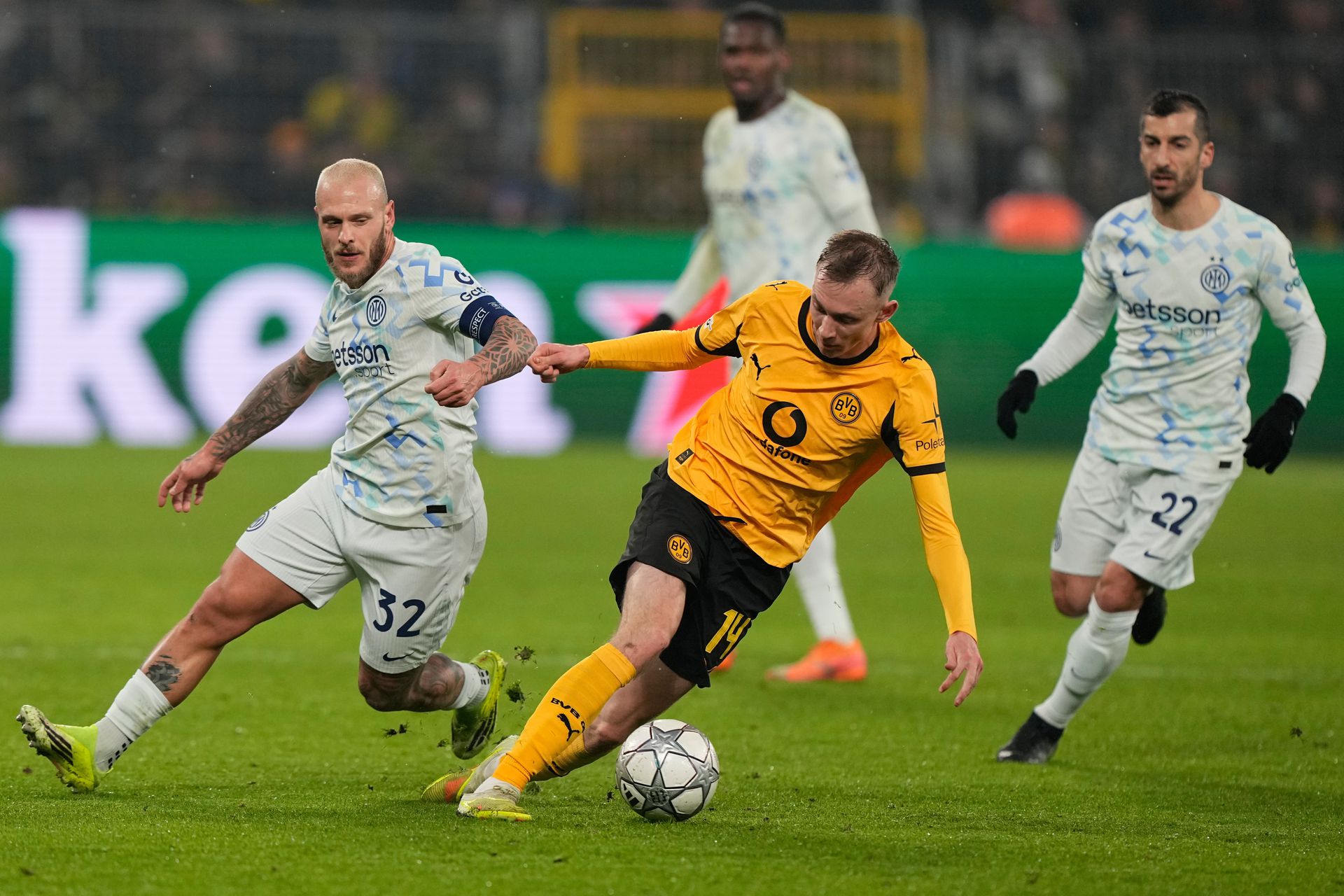 Borussia Dortmund - Inter Miláno. Zdroj: SITA/AP