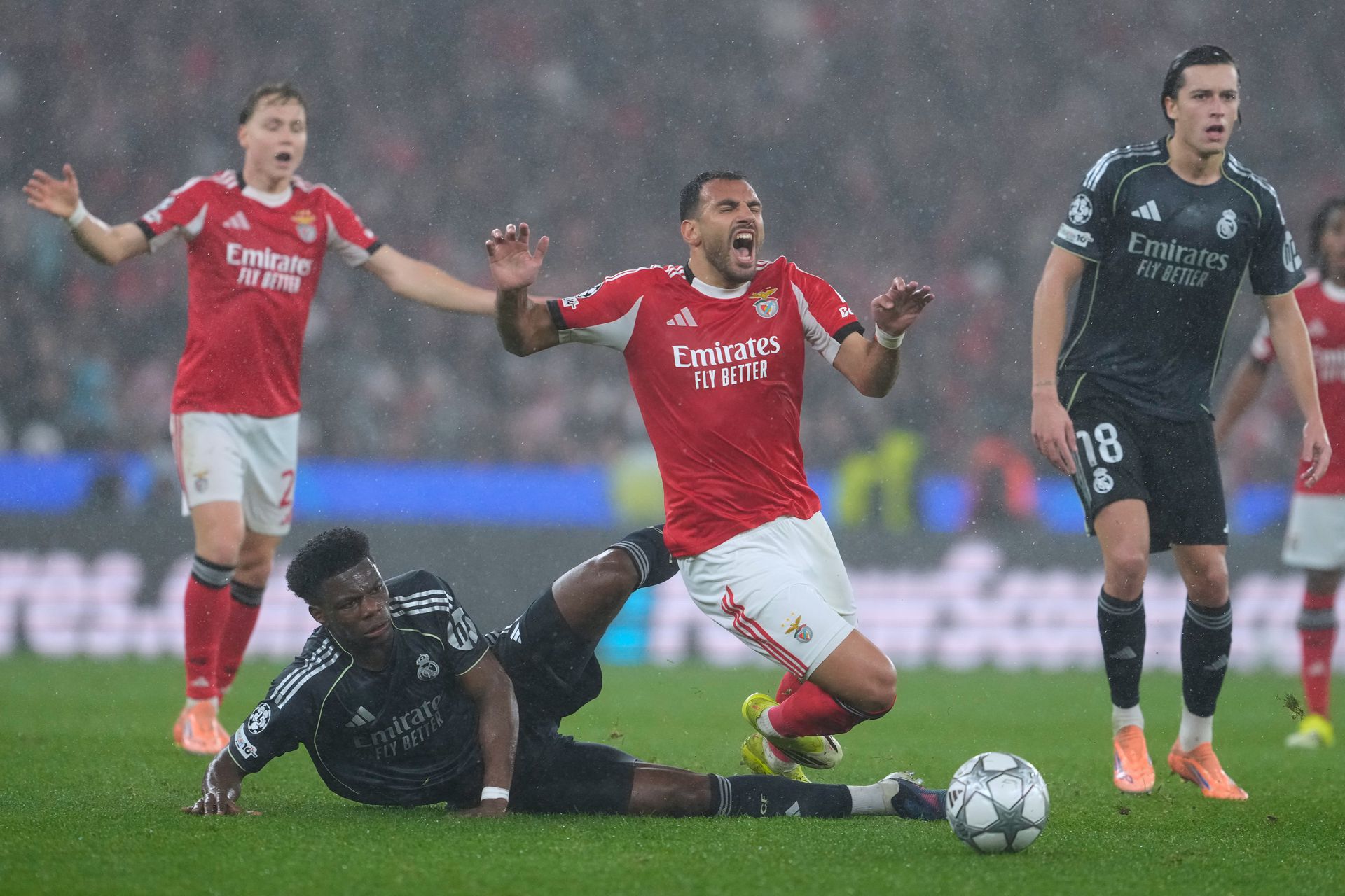 Benfica Lisabon - Real Madrid. Zdroj: SITA/AP