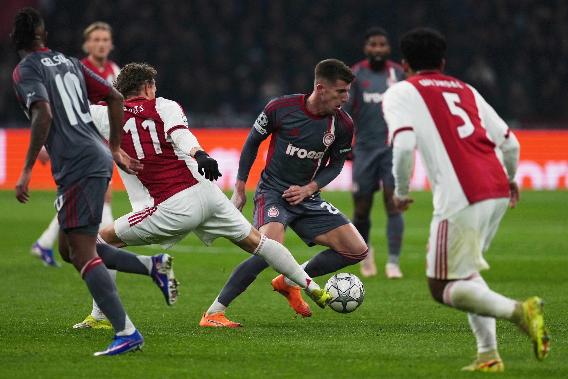 Ajax Amsterdam - Olympiakos Pireus
Zdroj: SITA/AP