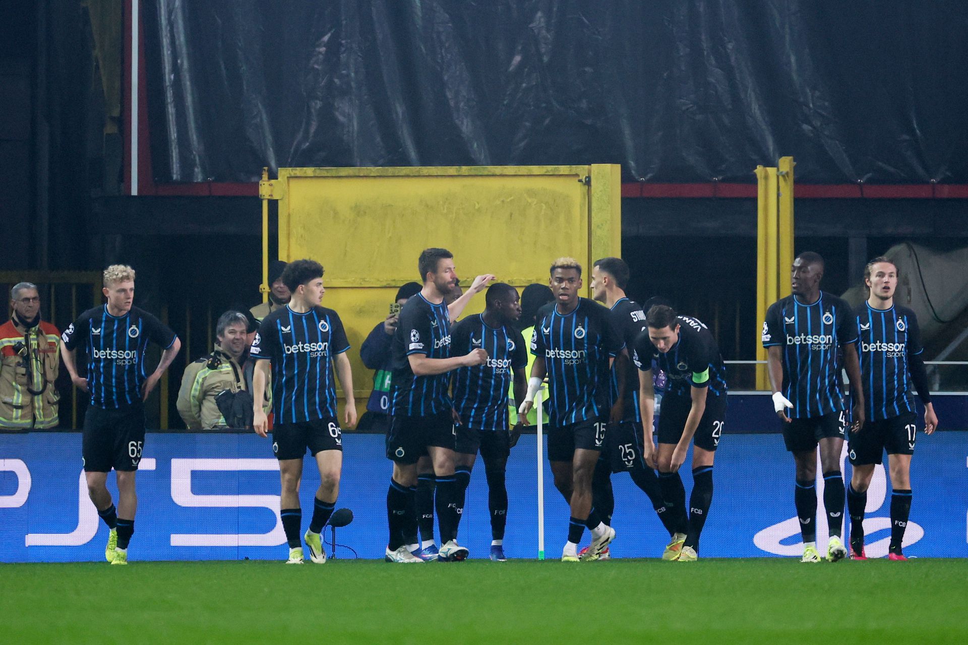 Club Bruggy - Olympique Marseille. Zdroj: SITA/AP