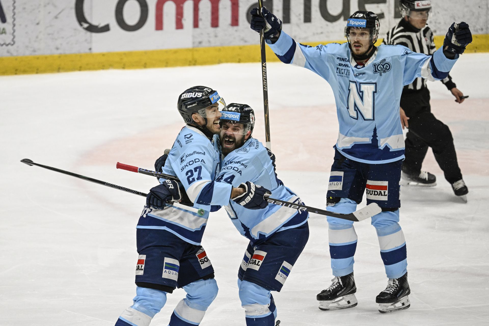 HC Slovan Bratislava - HK Nitra. Zdroj: SITA
