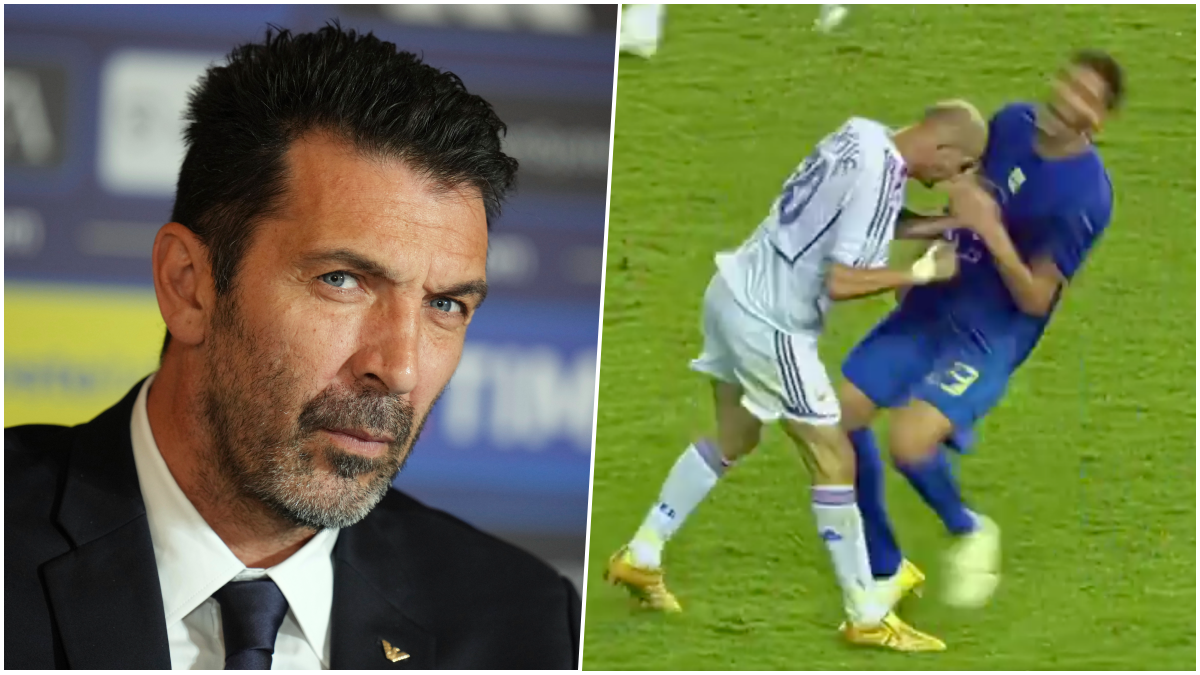 Gianluigi Buffon a faul Zidana na Materazziho. Zdroj: SITA/AP, X / Aldair
