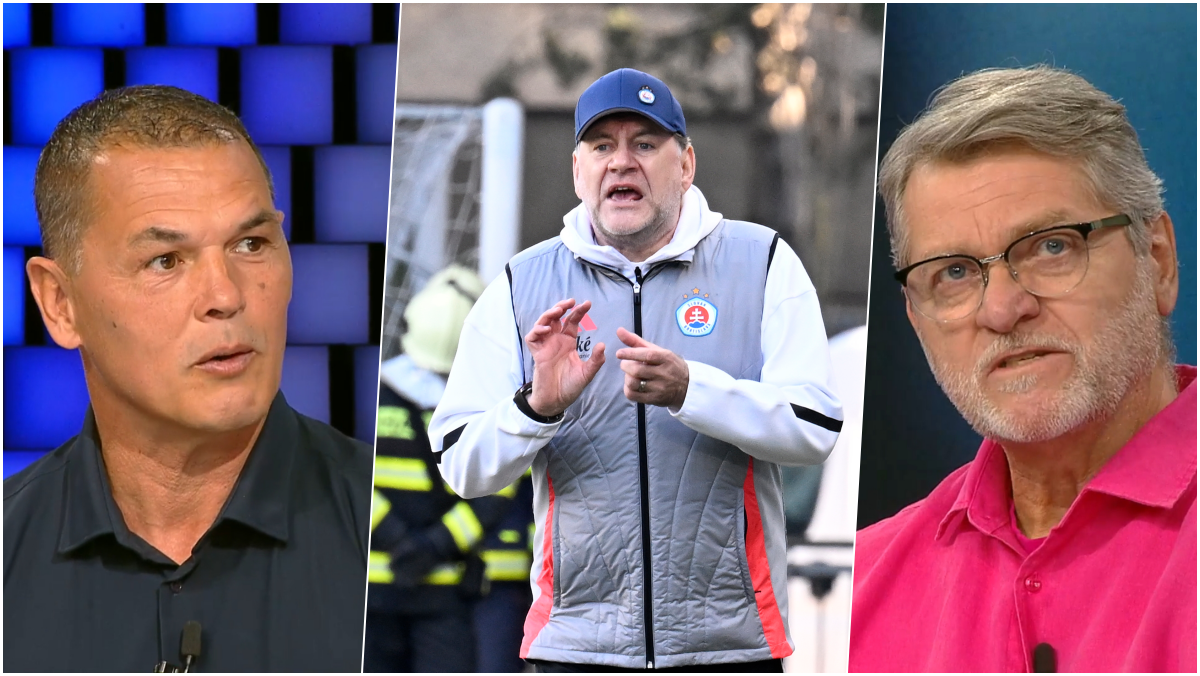 Marián Zeman, Vladimír Weiss st., Ladislav Borbély. Zdroj - reprofoto STVR, TASR