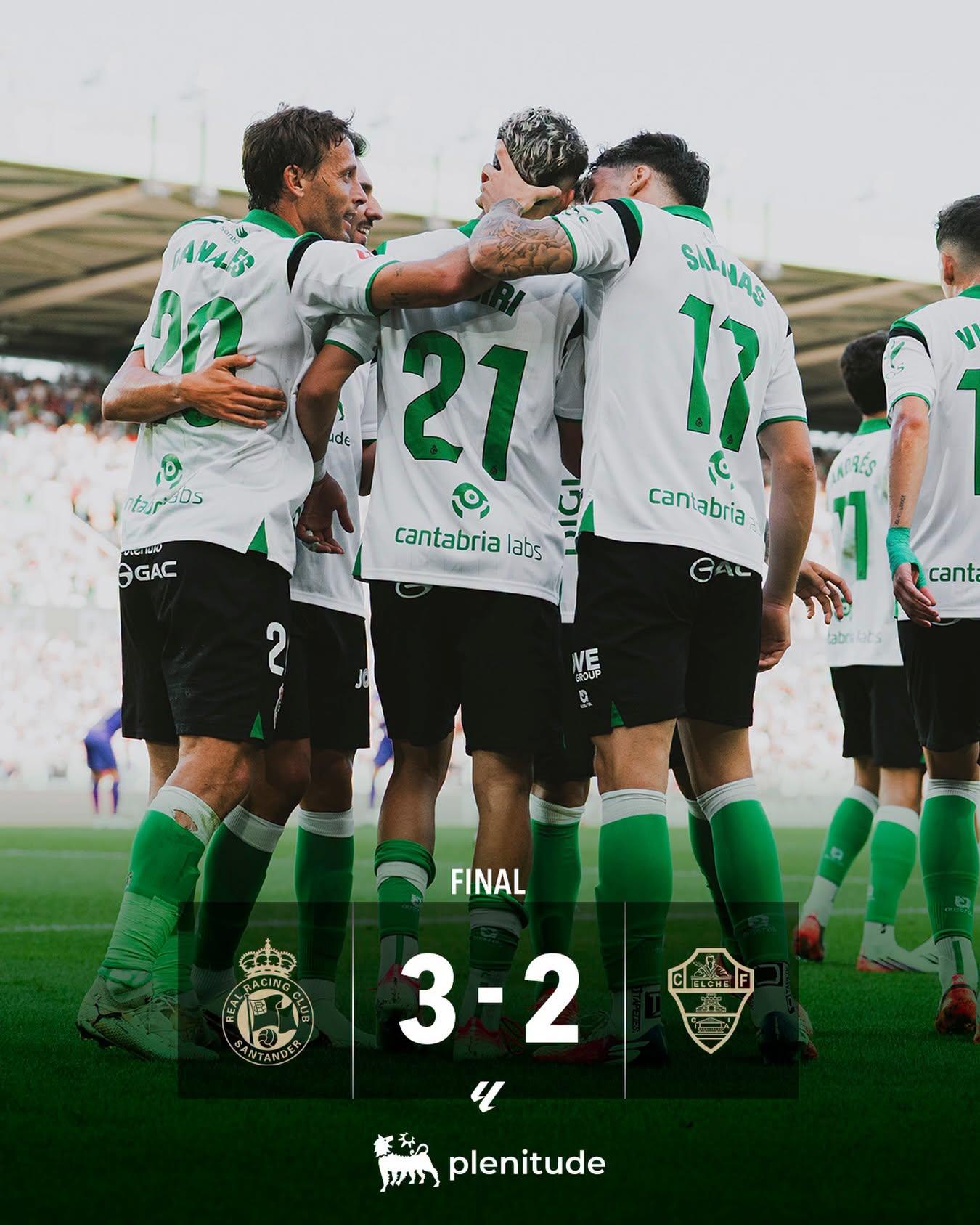 Futbalisti Racingu Santander.
Zdroj: Real Racing Club / Facebook