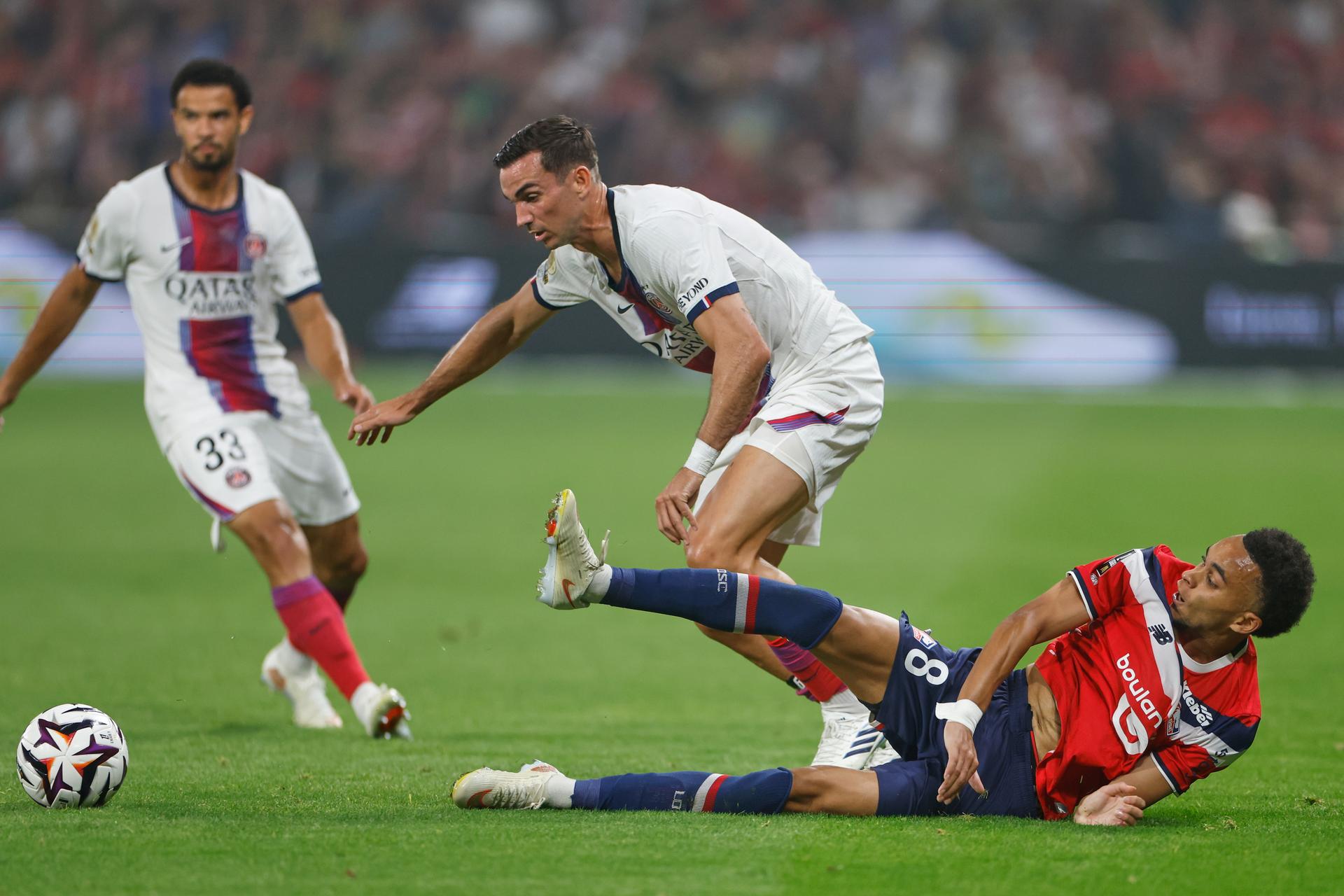 LOSC Lille - Pariž Saint-Germain. Zdroj: SITA/AP