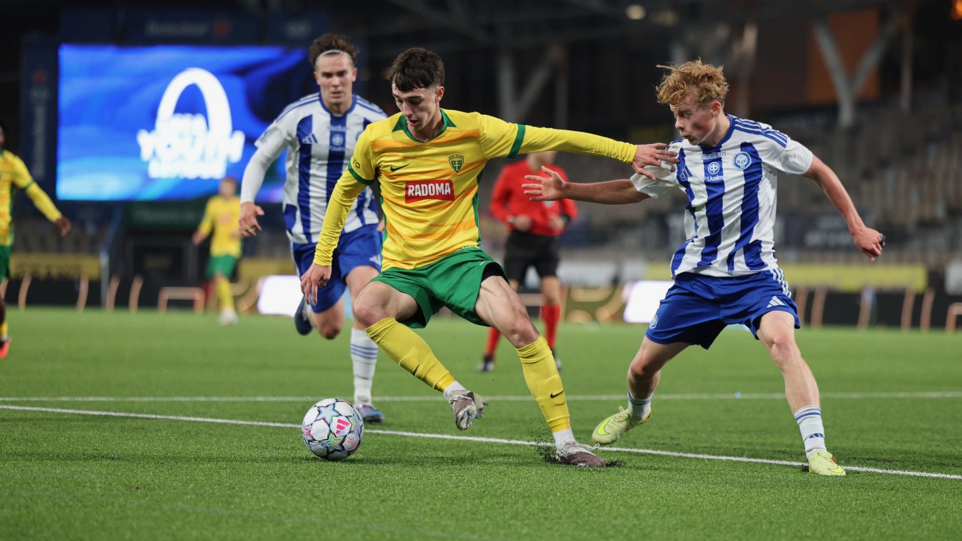 HJK Helsinki U19 - MŠK Žilina U19. Zdroj: mskzilina.sk