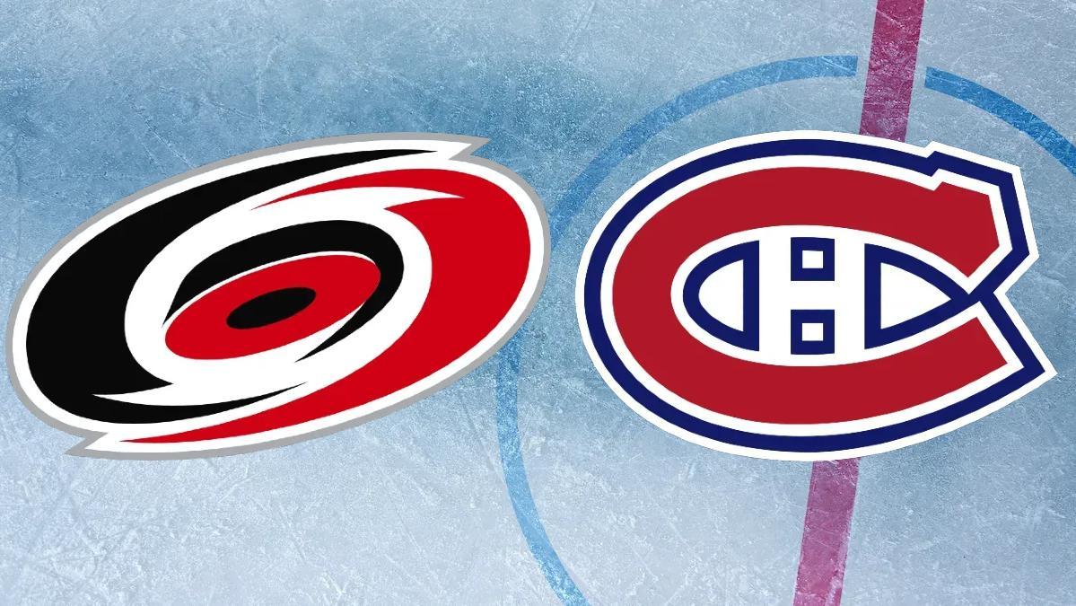 ONLINE Carolina Hurricanes - Montreal Canadiens (Juraj Slafkovský) / NHL