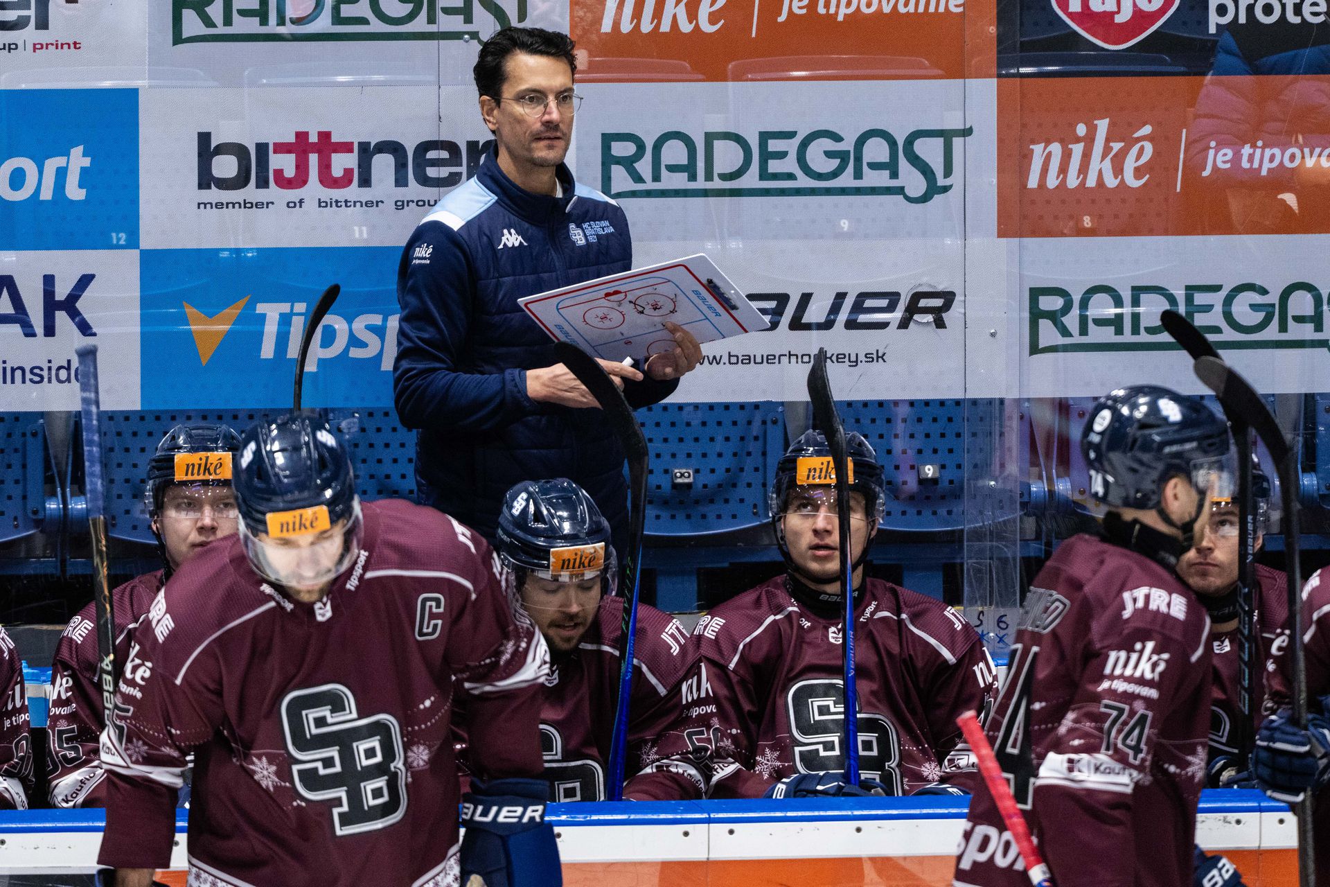 HC Slovan Bratislava - HKM Zvolen. Zdroj: TASR