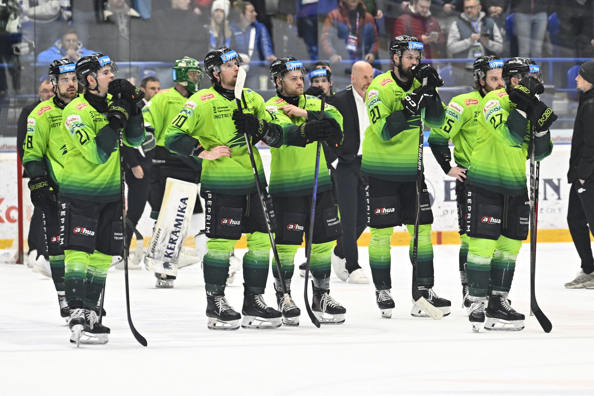 HK Poprad - Vlci Žilina. FOTO TASR