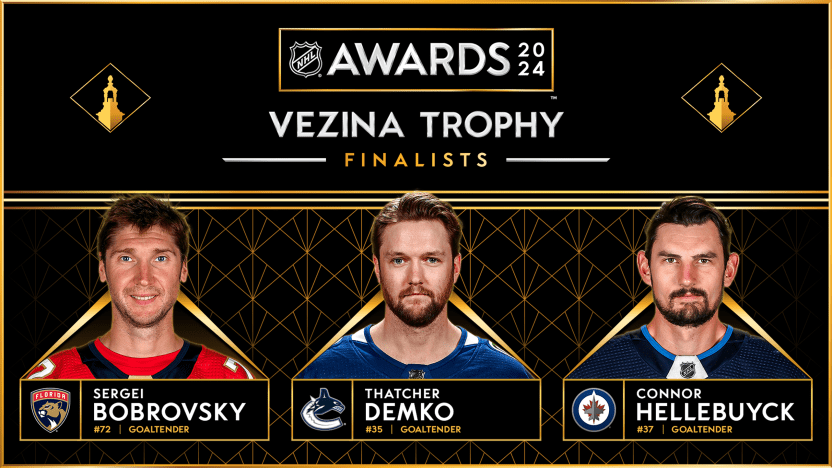 Bobrovskij, Demko a Hellebuyck sú finalisti Vezinovej trofeje. FOTO nhl.com