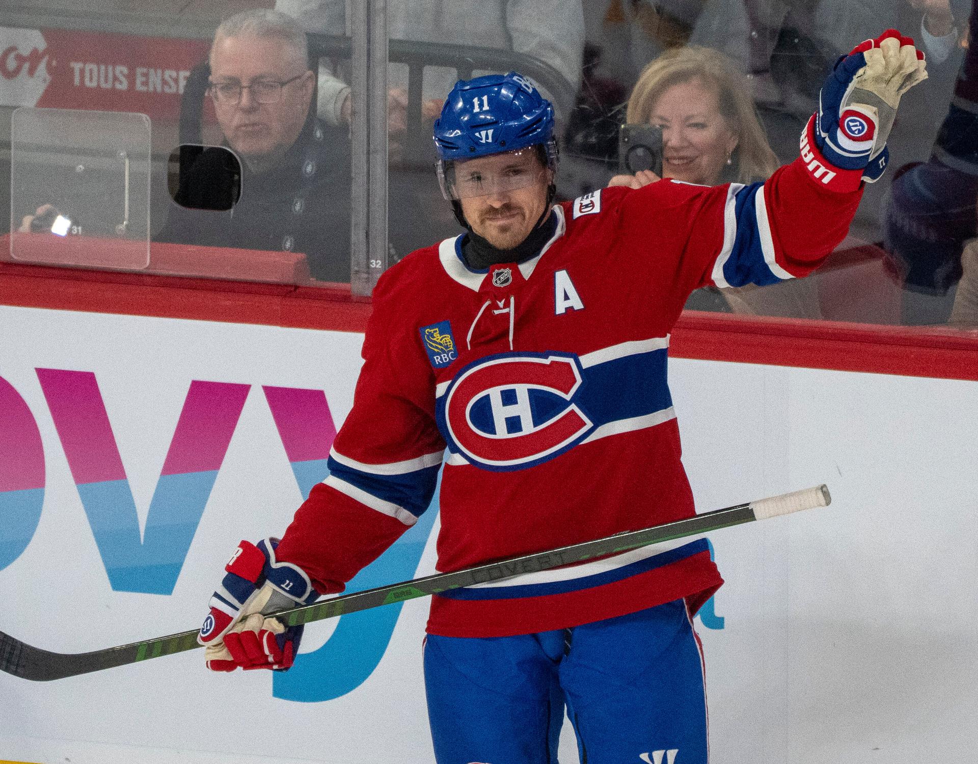 Brendan Gallagher v drese Montrealu Canadiens. Zdroj: SITA/AP