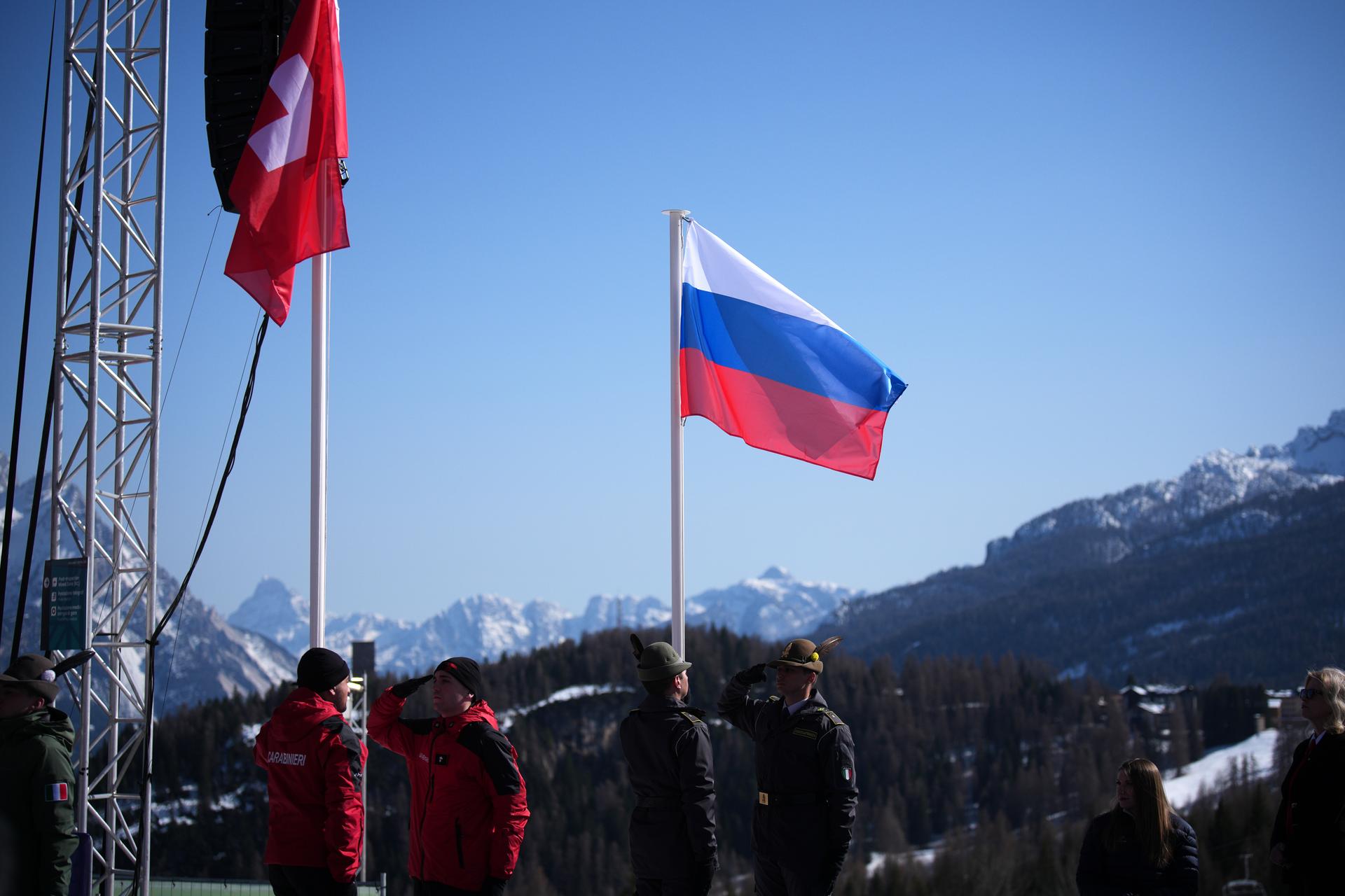 Ruskí parašportovci na ZPH 2026 v Miláne a Cortine. Zdroj: SITA/AP
