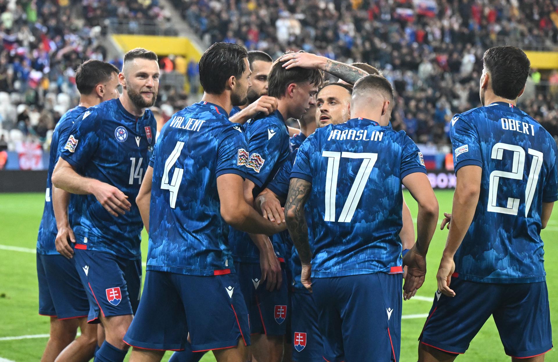 Slovensko - Kazachstan / Liga národov. Zdroj: TASR