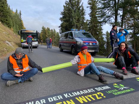 Klimatickí aktivisti narušili preteky Svetového pohára v Söldene