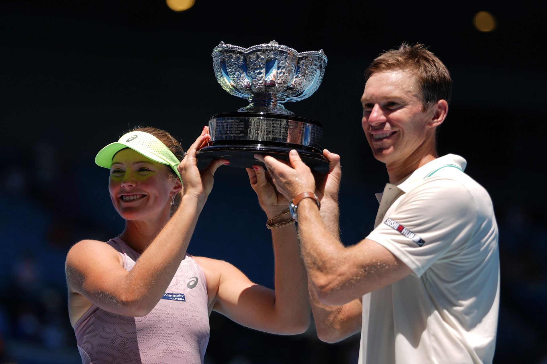 Olivia Gadecká a John Peers, zdroj: SITA/AP