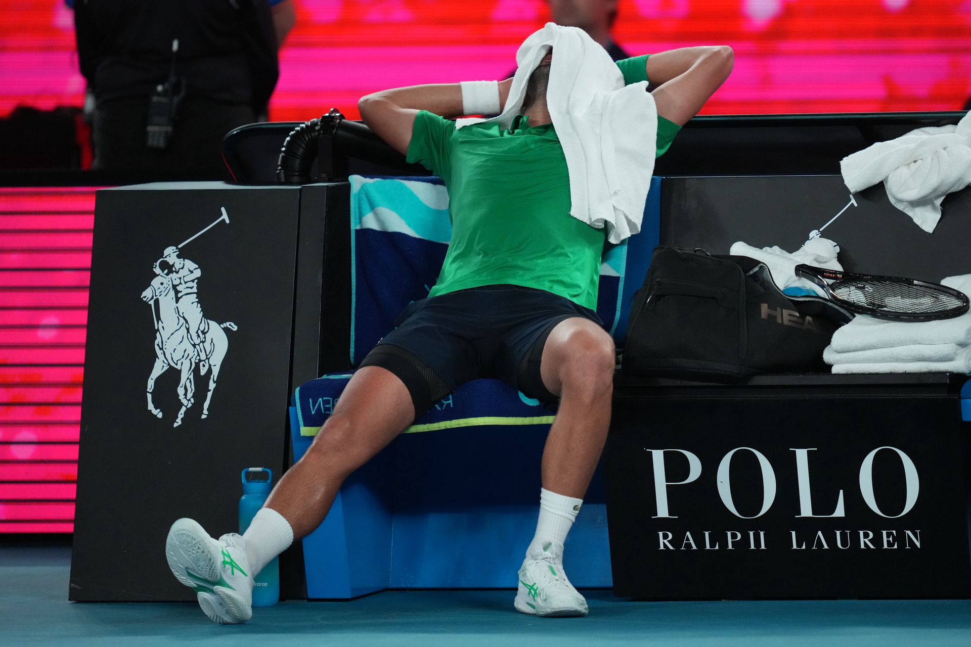 Novak Djokovič - Jannik Sinner, zdroj: SITA/AP