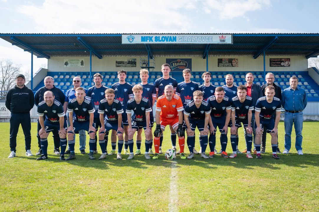 MFK Slovan Giraltovce. Zdroj - facebook.com/slovangiraltovce
