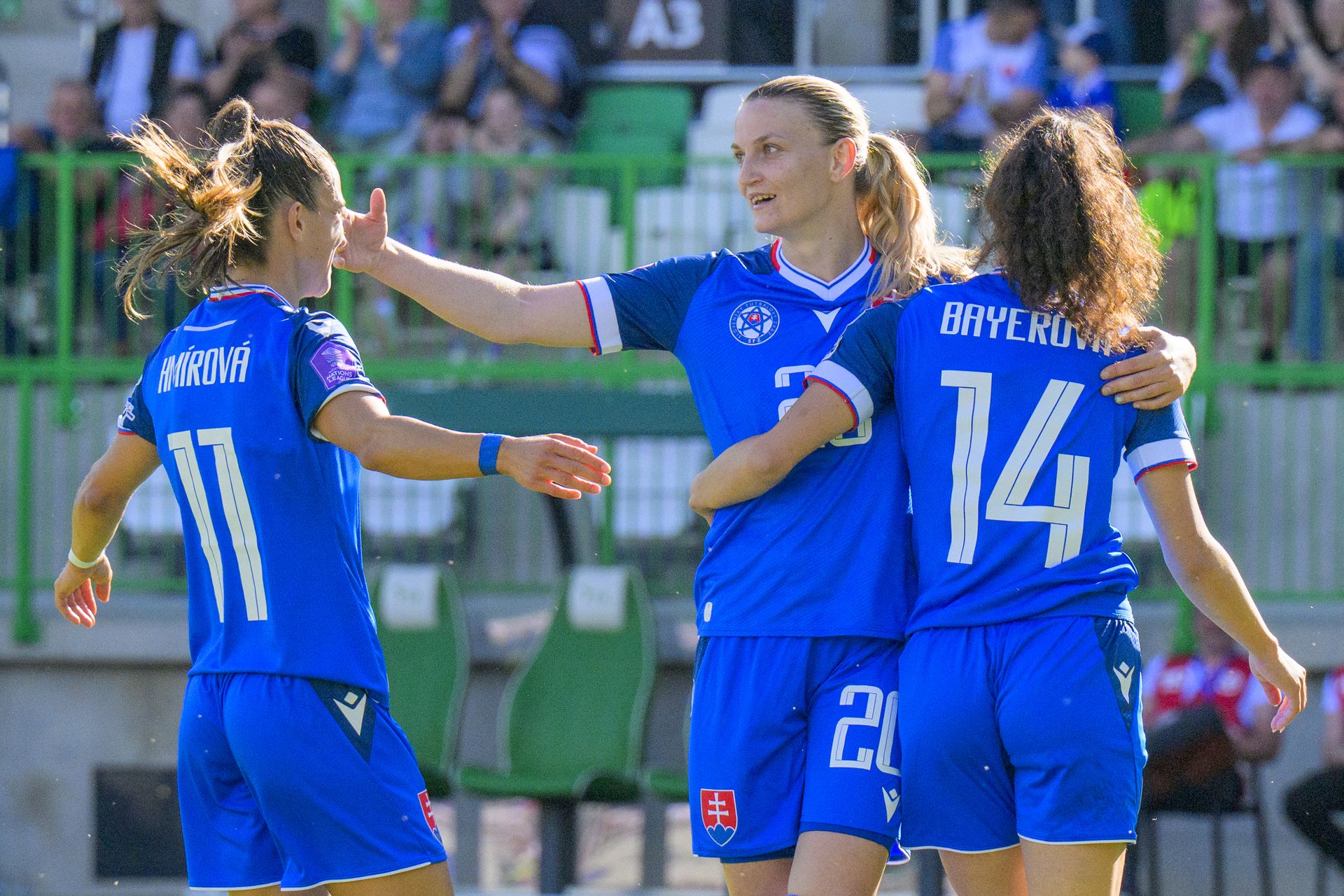 Slovensko - Gibraltár, futbal ženy. Zdroj: TASR