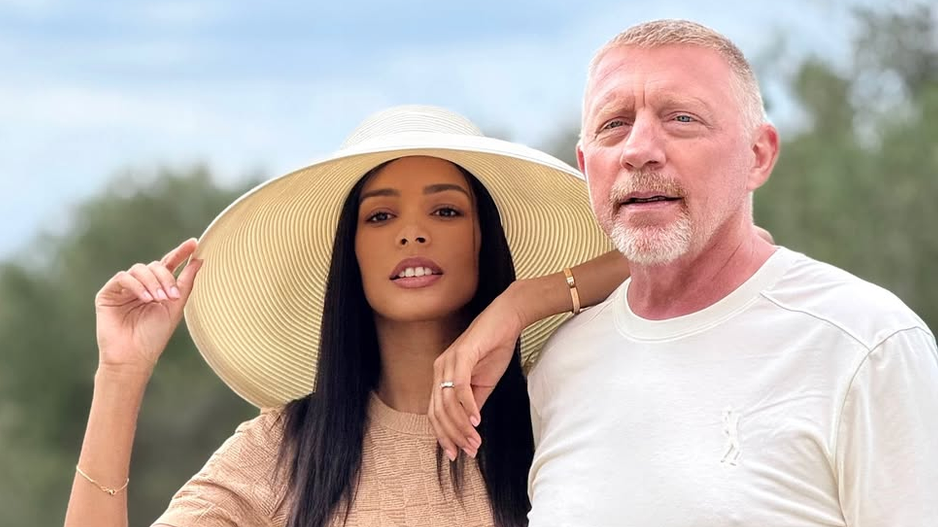 Boris Becker a Lilian de Carvalho Monteirová. Zdroj: Instagram / borisbeckerofficial