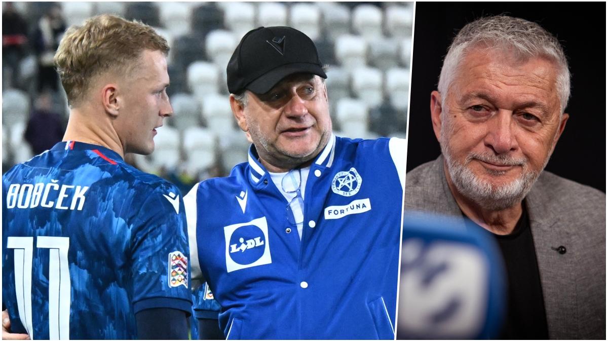 Liga národov dnes Slovensko / Zľava Tomáš Bobček, Vladimír Weiss st. a Ladislav Molnár. Zdroj: TASR/Dávid Kajma