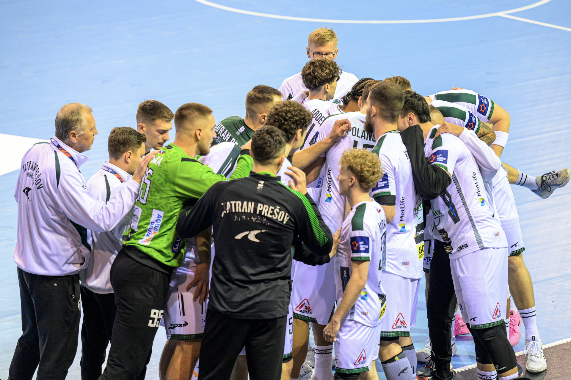 Tatran Prešov – Bergischer HC. Zdroj: TASR