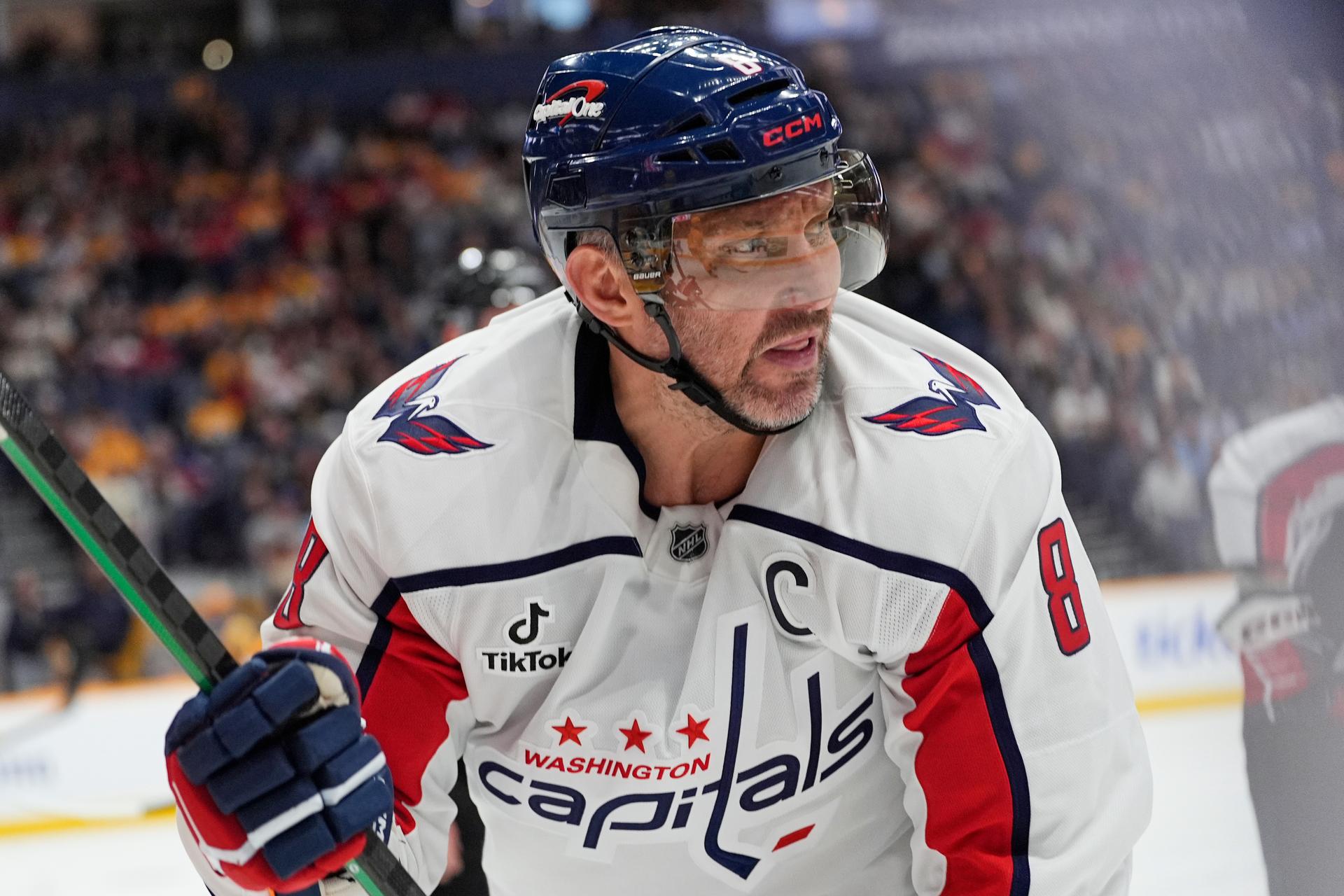 Kapitán Washingtonu Capitals Alexander Ovečkin. Zdroj: SITA/AP