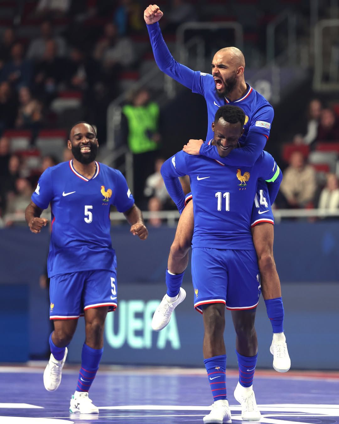 Futsalisti Francúzska.
Zdroj: Instagram/@uefafutsal