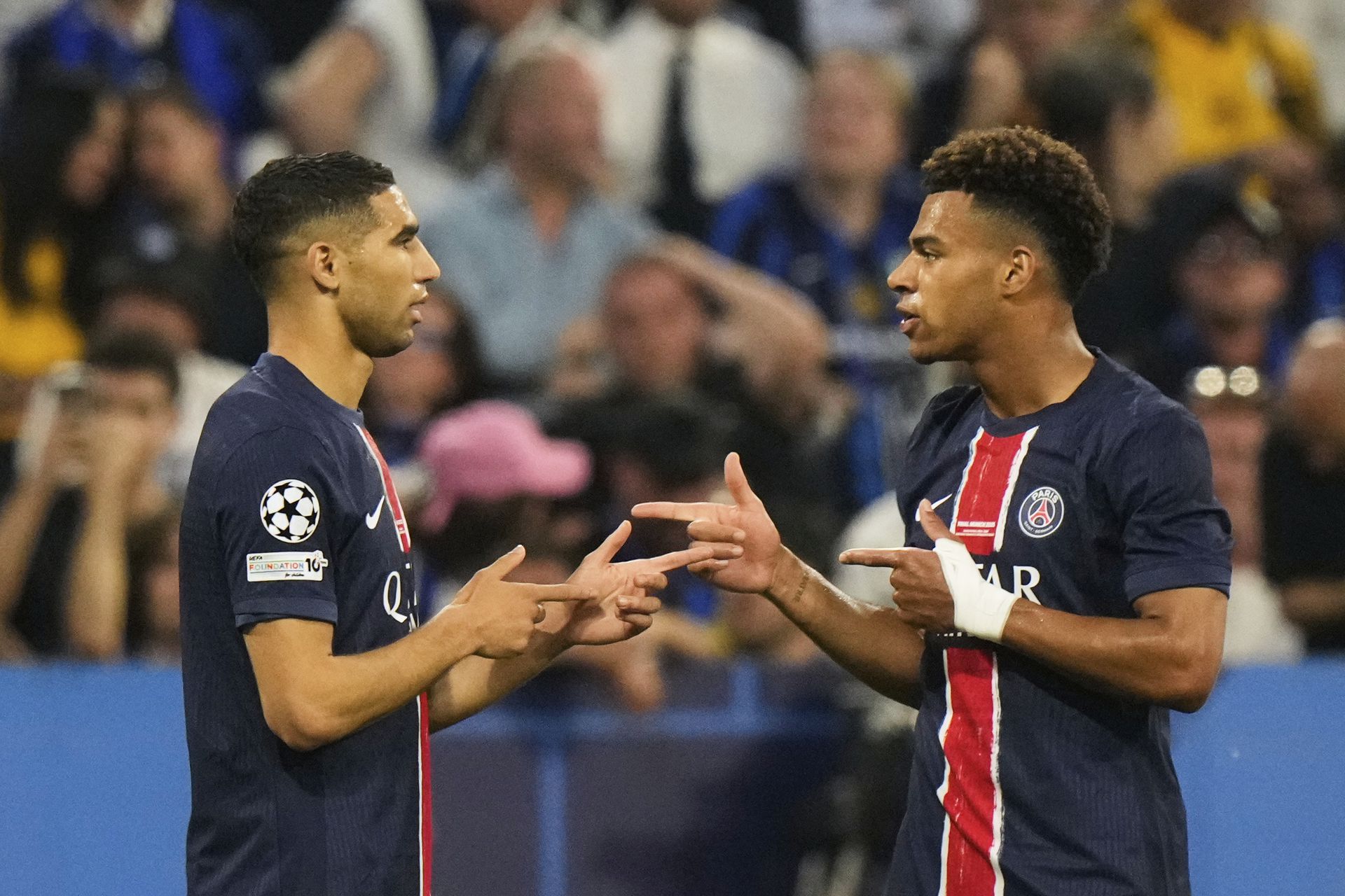 Paríž Saint-Germain - Inter Miláno / finále Ligy majstrov. Zdroj: SITA/AP