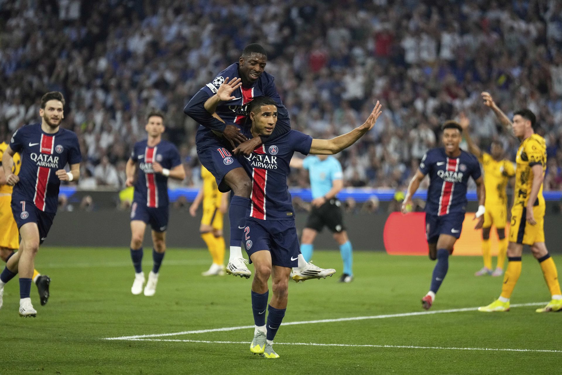 PSG - Inter Miláno. Zdroj: SITA/AP